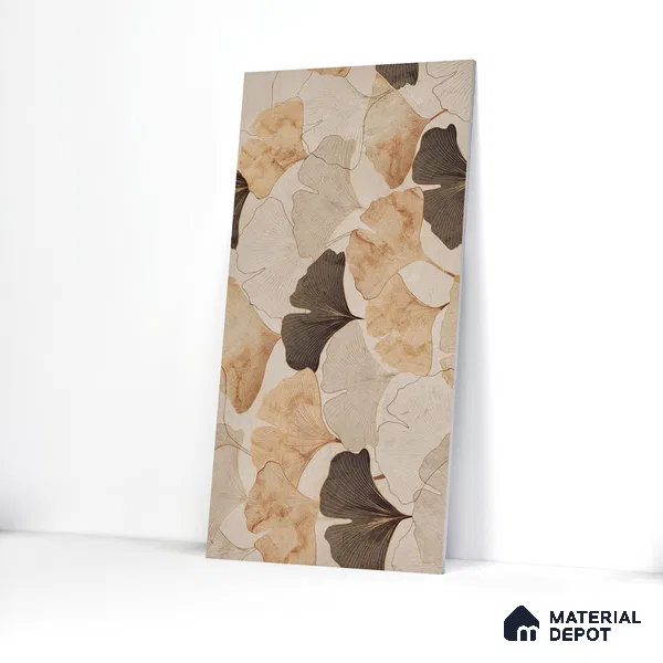 Highlighter Wall Tile TL 05811 B Gravier Dune Glow Decor 2 ft x 4 ft Vitrified High Gloss Finish - 9 mm | Suitable for Living Room, Bedroom, Bathroom (Sample)