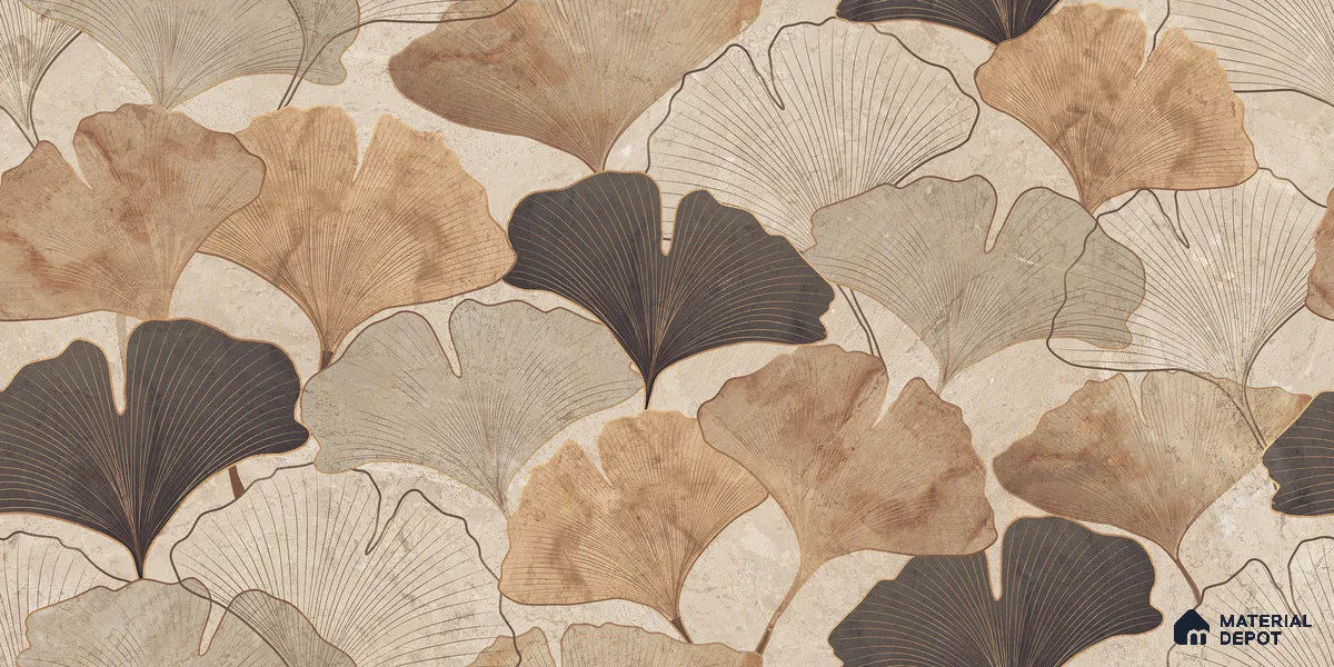 Highlighter Wall Tile TL 05811 B Gravier Dune Glow Decor 2 ft x 4 ft Vitrified High Gloss Finish - 9 mm | Suitable for Living Room, Bedroom, Bathroom (Sample)