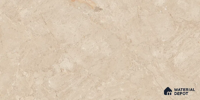 Marble Floor & Wall Tile TL 05811 Gravier Dune Glow 2 ft x 4 ft Vitrified High Gloss Finish - 9 mm | 8 Random Design | Suitable for Living Room, Bedroom, Bathroom (Sample)