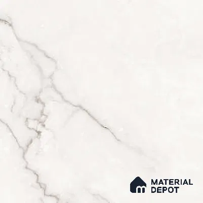 Marble Matching Floor Tile TL 05480 C Lustra Sahara Bianco 1 ft x 1 ft Ceramic Antiskid Matte Finish - 9 mm | Suitable for Bathroom, Kitchen (Sample)
