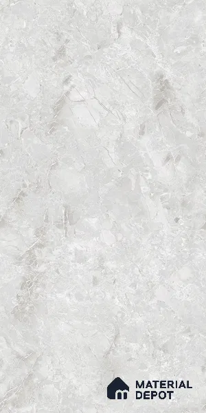 Marble Wall & Floor Tile TL 05534 Lustro Bianco 2 ft x 4 ft Vitrified Glossy Finish - 9 mm | 8 Random Design | Suitable for Living Room, Bedroom, Bathroom, Kitchen (Sample)