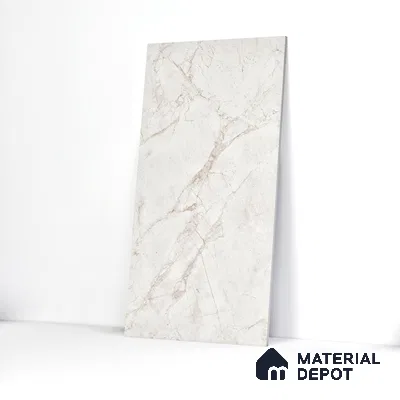 Carving Floor & Wall Tile TL 05800 Gravier Nebula Silver 2 ft x 4 ft Vitrified Carving Matte Finish - 9 mm | 10 Random Design | Suitable for Living Room, Bedroom, Bathroom (Sample)