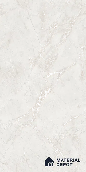 Carving Floor & Wall Tile TL 05800 Gravier Nebula Silver 2 ft x 4 ft Vitrified Carving Matte Finish - 9 mm | 10 Random Design | Suitable for Living Room, Bedroom, Bathroom (Sample)