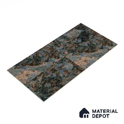 Marble Wall Tile TL 05459 Obsidian Aqua 2 ft x 4 ft Vitrified High Gloss Finish - 9 mm | 4 Random Design | Suitable for Living Room, Bedroom, Bathroom, Kitchen (Sample)