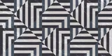 Geometric Floor & Wall Tile TL 05812 B Gravier Soft Geo Decor 2 ft x 4 ft Vitrified High Gloss Finish - 9 mm | Suitable for Living Room, Bedroom, Bathroom | Image 1