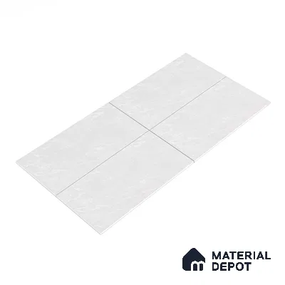 Marble Floor & Wall Tile TL 05812 Gravier Soft Pearl 2 ft x 4 ft Vitrified Glossy Finish - 9 mm | 4 Random Design | Suitable for Living Room, Bedroom, Bathroom (Sample)