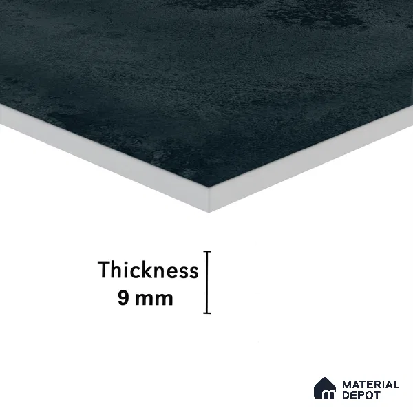 Marble Wall Tile TL 05461 B Soul Green 2 ft x 4 ft Vitrified High Gloss Finish - 9 mm | 6 Random Design | Suitable for Living Room, Bedroom, Bathroom, Kitchen (Sample)