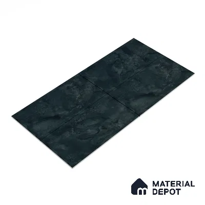 Marble Wall Tile TL 05461 B Soul Green 2 ft x 4 ft Vitrified High Gloss Finish - 9 mm | 6 Random Design | Suitable for Living Room, Bedroom, Bathroom, Kitchen (Sample)
