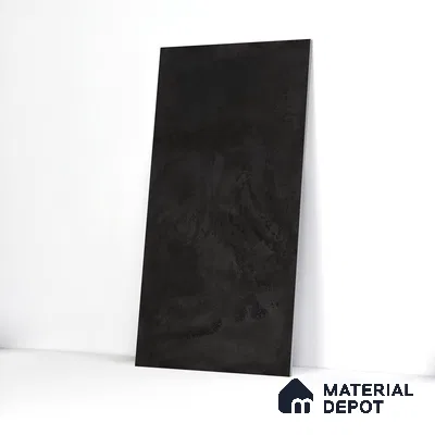 Marble Wall Tile TL 05461 C Soul Nero 2 ft x 4 ft Vitrified High Gloss Finish - 9 mm | 6 Random Design | Suitable for Living Room, Bedroom, Bathroom, Kitchen (Sample)