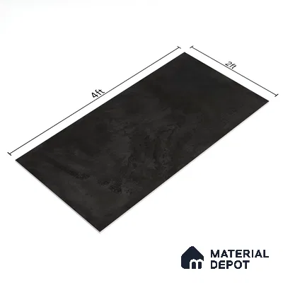 Marble Wall Tile TL 05461 C Soul Nero 2 ft x 4 ft Vitrified High Gloss Finish - 9 mm | 6 Random Design | Suitable for Living Room, Bedroom, Bathroom, Kitchen (Sample)