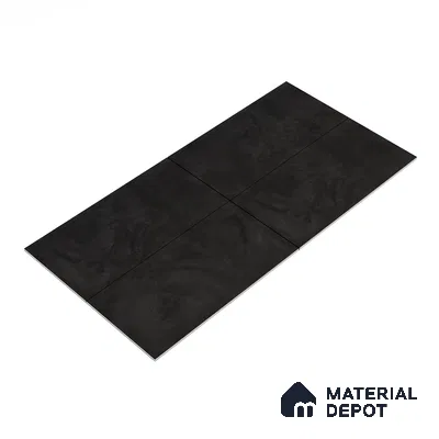 Marble Wall Tile TL 05461 C Soul Nero 2 ft x 4 ft Vitrified High Gloss Finish - 9 mm | 6 Random Design | Suitable for Living Room, Bedroom, Bathroom, Kitchen (Sample)