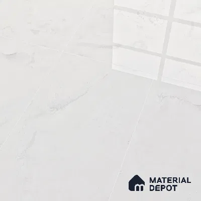 Marble Wall Tile TL 05461 Soul Bianco 2 ft x 4 ft Vitrified High Gloss Finish - 9 mm | 6 Random Design | Suitable for Living Room, Bedroom, Bathroom, Kitchen (Sample)