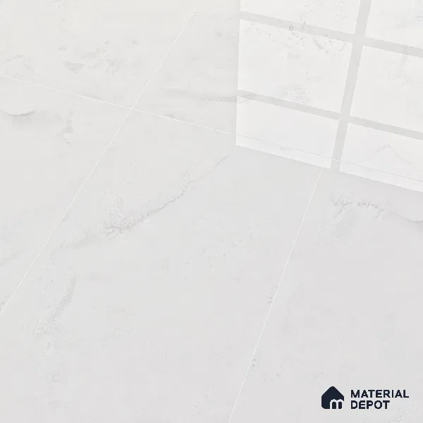 Marble Wall Tile TL 05461 Soul Bianco 2 ft x 4 ft Vitrified High Gloss Finish - 9 mm | 6 Random Design | Suitable for Living Room, Bedroom, Bathroom, Kitchen (Sample)