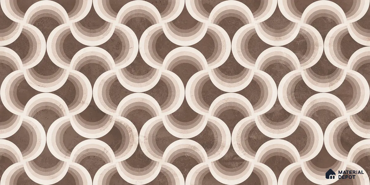 Highlighter Wall Tile TL 05460 C Soul Brown Decor 2 ft x 4 ft Vitrified High Gloss Finish - 9 mm | Suitable for Living Room, Bedroom, Bathroom, Kitchen