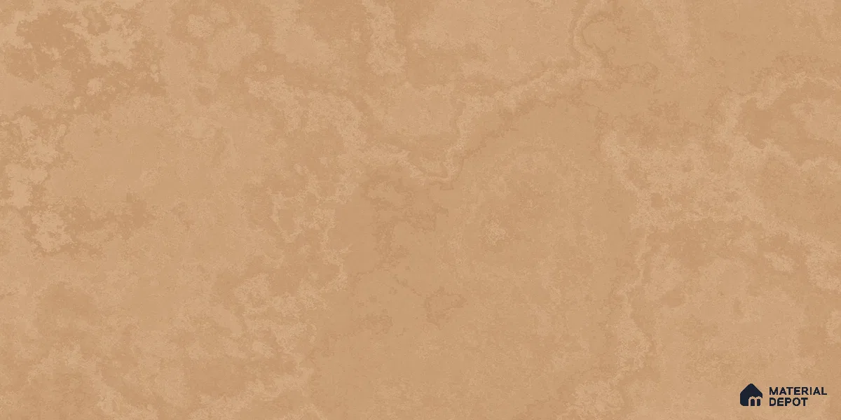 Plain Floor & Wall Tile TL 05609 B Gravier Golden Ethno 2 ft x 4 ft Vitrified Sand Matte Finish - 9 mm | 4 Random Design | Suitable for Living Room, Bedroom, Bathroom (Sample)