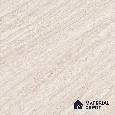 Stone Floor & Wall Tile TL 05815 B Gravier Soft Travertine 2 ft x 4 ft Vitrified Lush Matte Finish - 9 mm | 6 Random Design | Suitable for Living Room, Bathroom & Office