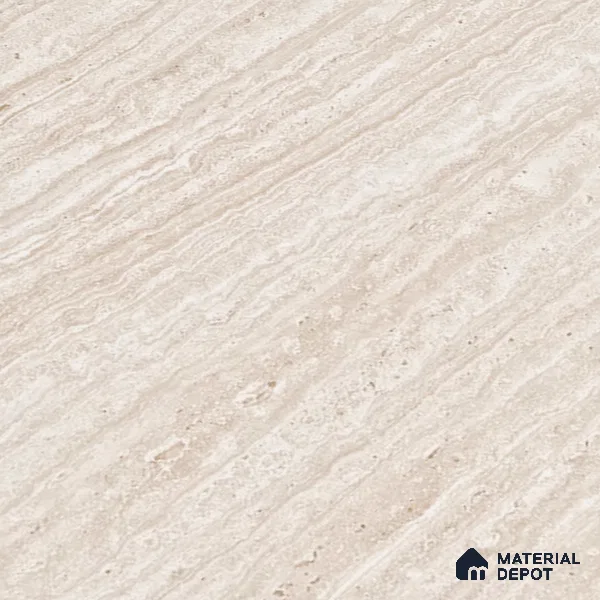 Stone Floor & Wall Tile TL 05815 B Gravier Soft Travertine 2 ft x 4 ft Vitrified Lush Matte Finish - 9 mm | 6 Random Design | Suitable for Living Room, Bathroom & Office