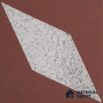 Subway Floor & Wall Tile TL 11524 Sedona 8 inc x 8 inc Anti Skid Vitrified Whitebody Digimatt Finish - 8.5 mm | Suitable for Kitchen & Bathroom | Minimum 3 mm Spacer is Mandatory