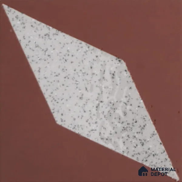 Subway Floor & Wall Tile TL 11524 Sedona 8 inc x 8 inc Anti Skid Vitrified Whitebody Digimatt Finish - 8.5 mm | Suitable for Kitchen & Bathroom | Minimum 3 mm Spacer is Mandatory