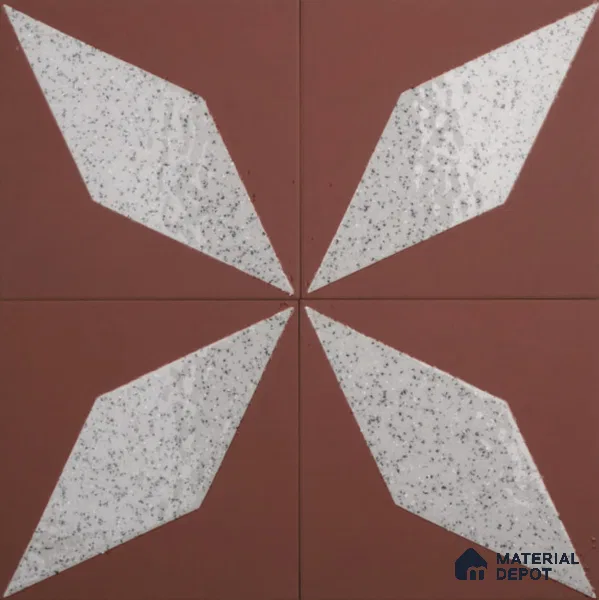 Subway Floor & Wall Tile TL 11524 Sedona 8 inc x 8 inc Anti Skid Vitrified Whitebody Digimatt Finish - 8.5 mm | Suitable for Kitchen & Bathroom | Minimum 3 mm Spacer is Mandatory