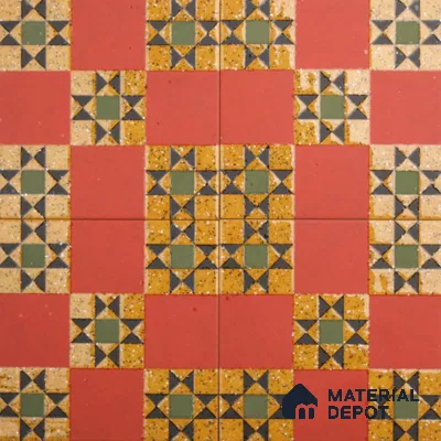 Subway Floor & Wall Tile TL 11525 Unika 8 inc x 8 inc Anti Skid Vitrified Whitebody Digimatt Finish - 8.5 mm | Suitable for Kitchen & Bathroom | Minimum 3 mm Spacer is Mandatory