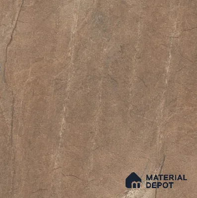 Brown Stone  Tile TL 09077 B  Quartzite Camel 16 inch x 16 inch Vitrified Carving Matte Finish - 12 mm |  | Suitable for Parking, Terrace | Pattern Alignment May Vary | 2-3 mm Spacer is Mandatory