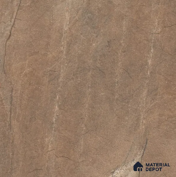 Brown Stone Tile TL 09077 B Quartzite Camel 16 inch x 16 inch Vitrified Carving Matte Finish - 12 mm | | Suitable for Parking, Terrace | Pattern Alignment May Vary | 2-3 mm Spacer is Mandatory