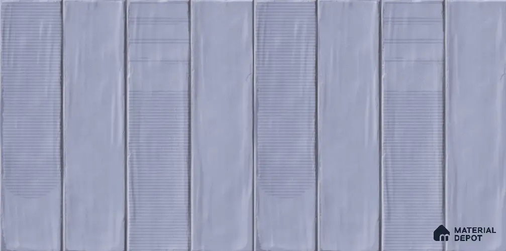 Blue Faux Subway Wall Tile TL 09094 C Lucido Blue 1 ft x 1 ft Ceramic Glossy Finish - 9 mm | Suitable for Highlighter Wall, Bathroom, Kitchen Wall & Backsplash | Please Expect a Slight Variation of Pattern