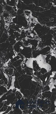 Black Stone  Tile TL 08765  Royal Cosmic Black 4 ft x 2 ft Vitrified Carving High Gloss Finish - 9 mm |  | Suitable for Living Room, Bedroom, Bathroom