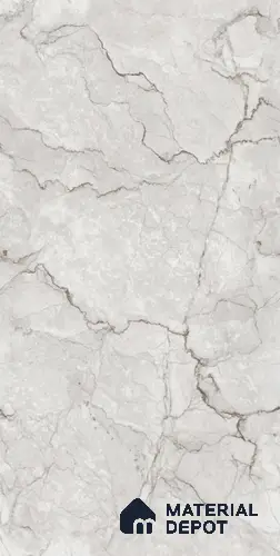 Grey Stone Tile TL 08769 C Royal Sanzio Grey 4 ft x 2 ft Vitrified Carving Matte Finish - 9 mm | Suitable for Living Room, Bedroom, Bathroom