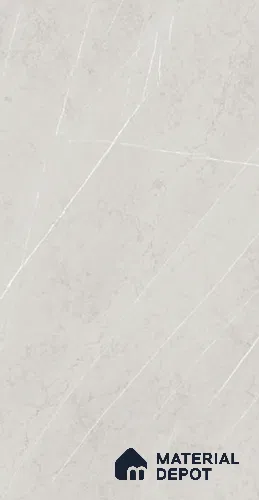 Silver Marble Wall & Floor Tile TL 10252 B  Clazzy Bianco 5.2 ft x 2.6 ft Vitrified Glossy Finish - 9 mm