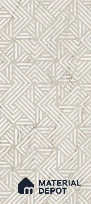 Grey Patterned Wall & Floor Tile TL 10249  Ferior Vortex Decor 5.2 ft x 2.6 ft Vitrified Carving Matte Finish - 9 mm