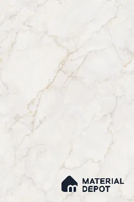 White Marble Floor & Wall Tile TL 09043 B Grande Pratonix Endless 6 ft x 4 ft Matte Finish Vitrified Large Format Tile - 9 mm | Random 3 | Suitable for Living Room, Bedroom, Bathroom | Adhesive and Spacers Must be Used During Installation