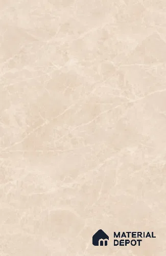 Beige Marble Floor & Wall Tile TL 10609 Grande Empra Beige Endless 6 ft x 4 ft Glossy Finish Vitrified Large Format Tile - 9 mm | Random 4 | Suitable for Living Room, Bedroom, Bathroom | Adhesive and Spacers Must be Used During Installation
