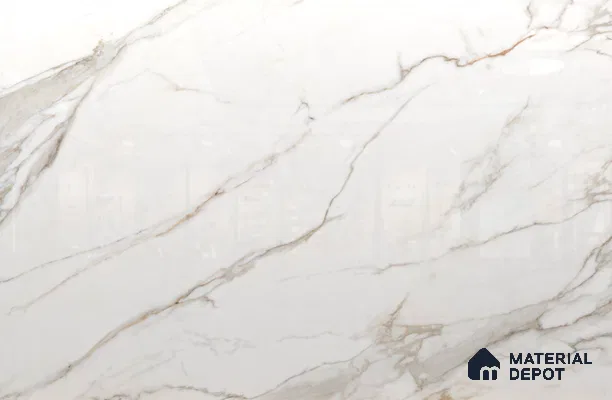 Large Formate Marble Floor & Wall Tile TL 11498 Sirenflow 6 ft x 4 ft Vitrified Glossy Finish - 9 mm | 4 Random Design | Suitable for Living Room, Bedroom, Dining & Office