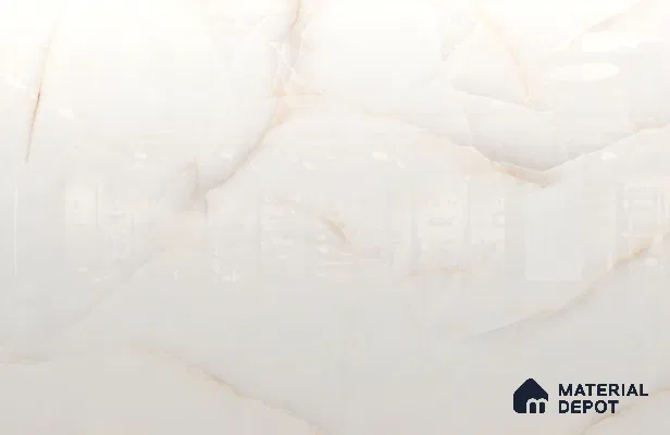 Large Formate Marble Floor & Wall Tile TL 11472 Forenz Gold 6 ft x 4 ft Vitrified Glossy Finish - 9 mm | 3 Random Design | Suitable for Living Room, Bedroom, Dining & Office