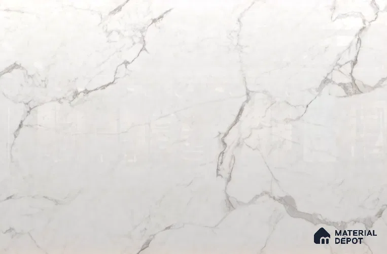 Large Format Marble Floor & Wall Tile TL 11482 Riseonic 6 ft x 4 ft Vitrified Glossy Finish - 9 mm | 4 Random Design | Suitable for Living Room, Bedroom, Dining & Office | Adhesive and Spacers Must be Used During Installation