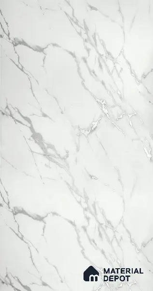 Ferrero 2A 01921 Silver Whisper 8 ft x 4 ft High Gloss Finish 6H Anti Scratch Acrylic Laminate - 1.5 mm | Suitable for Bedroom, TV Unit, Wardrobe, Kitchen Cabinet
