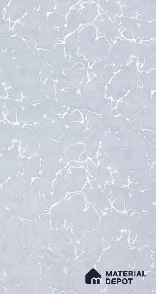 Ferrero 2A 01922 Snow Thread 8 ft x 4 ft High Gloss Finish 6H Anti Scratch Acrylic Laminate - 1.5 mm | Suitable for Bedroom, TV Unit, Wardrobe, Kitchen Cabinet