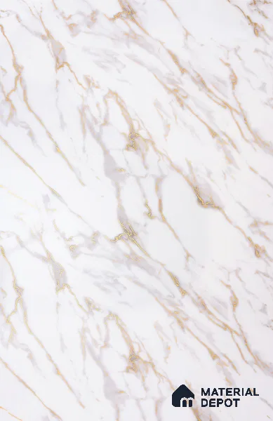 Ferrero 2A 01928 Golden Flow 8 ft x 4 ft High Gloss Finish 6H Anti Scratch Acrylic Laminate - 1.5 mm | Suitable for Bedroom, TV Unit, Wardrobe, Kitchen Cabinet