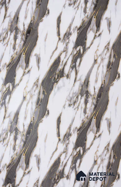 Ferrero 2A 01930 Gilded Ebony 8 ft x 4 ft High Gloss Finish 6H Anti Scratch Acrylic Laminate - 1.5 mm | Suitable for Bedroom, TV Unit, Wardrobe, Kitchen Cabinet