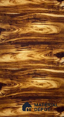Wooden Look African Blackwood 8 ft x 4 ft PU Finish PVC Laminate - 1.5 mm | Suitable for TV Unit, Wardrobe, Kitchen Cabinets