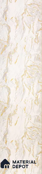 Brown Marble Decorative Wall Panel PN 03922 8 ft x 2 ft Charcoal Panel - 4 mm | Suitable for Feature Wall, TV Unit & Living Room | Width is Subjected to 5% Variation