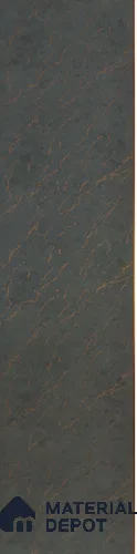 Grey Marble Decorative Wall Panel PN 03925 8 ft x 2 ft Charcoal Panel - 4 mm | Suitable for Feature Wall, TV Unit & Living Room | Width is Subjected to 5% Variation