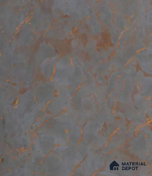 Grey Metallic Decorative Wall Panel PN 03926 8 ft x 2 ft Charcoal Panel - 4 mm | Suitable for Feature Wall, TV Unit & Living Room | Width is Subjected to 5% Variation