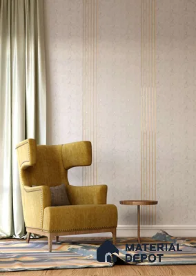 White Patterned Decorative Wall Panel PN 03938 8 ft x 2 ft Charcoal Panel - 4 mm | Suitable for Feature Wall, TV Unit & Living Room | Width is Subjected to 5% Variation