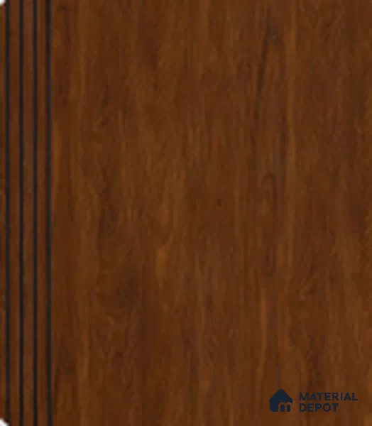 Brown Patterned Decorative Wall Panel PN 03943 8 ft x 2 ft Charcoal Panel - 4 mm | Suitable for Feature Wall, TV Unit & Living Room | Width is Subjected to 5% Variation