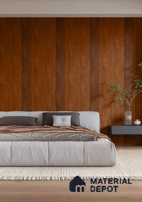 Brown Patterned Decorative Wall Panel PN 03943 8 ft x 2 ft Charcoal Panel - 4 mm | Suitable for Feature Wall, TV Unit & Living Room | Width is Subjected to 5% Variation