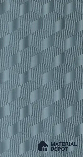 Blue Patterned Look Charcoal Decorative Wall Panel 8 ft x 2 ft - 4 mm | Ideal for Living Room, TV Unit, Bedroom, Feature Wall, Office | PN 00373 B - Pattern 2 | Width is Subjected to 5% Variation
