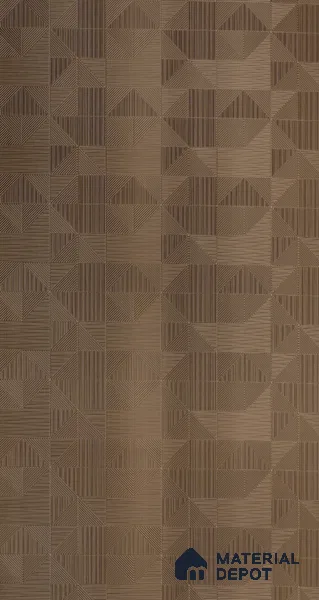 Brown Patterned Look Charcoal Decorative Wall Panel PN 00367 A 8 ft x 2 ft - 4 mm | Suitable for Feature Wall, TV Unit & Living Room | Width is Subjected to 5% Variation